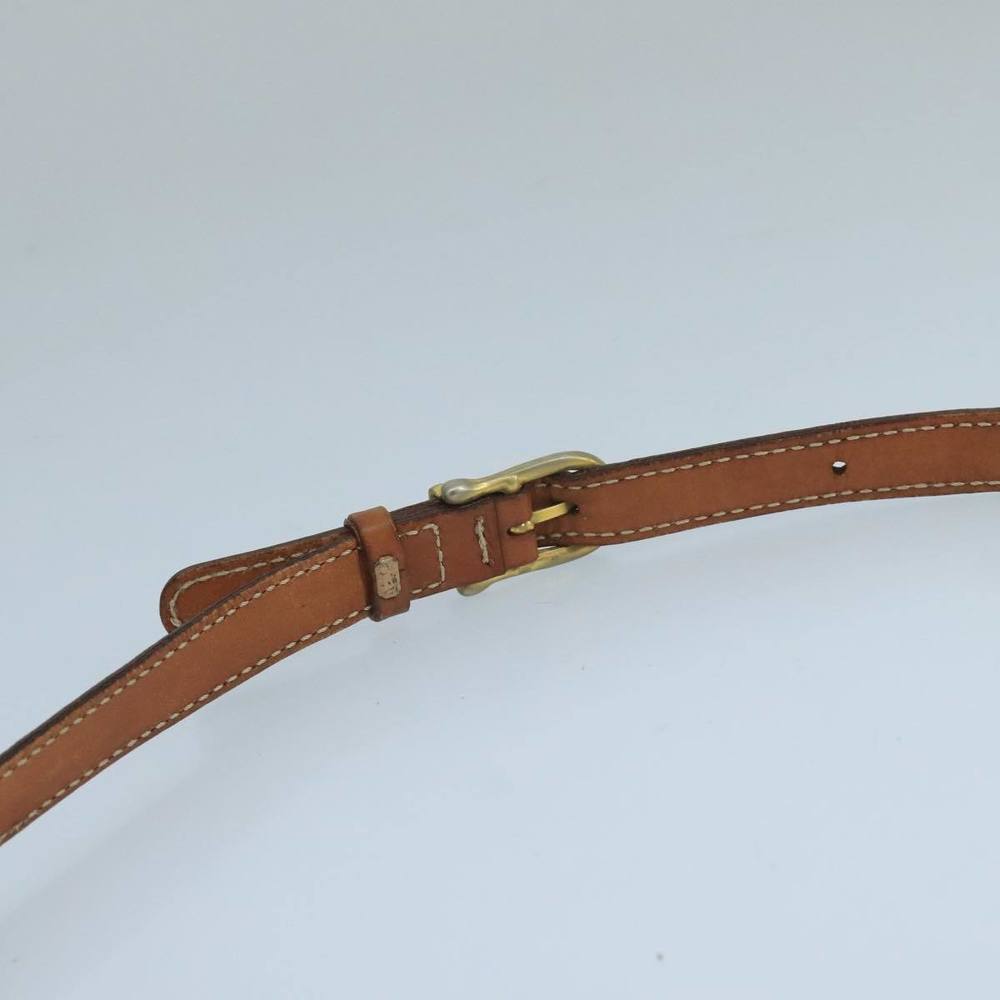 CELINE Macadam Canvas Shoulder Bag Beige Auth 104069 - Picture 8 of 16